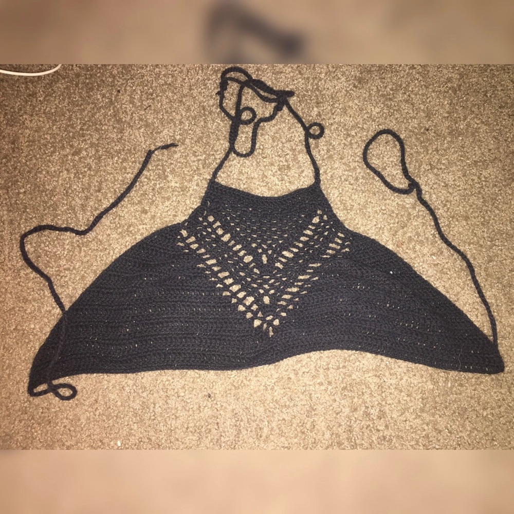 Crochet halter top